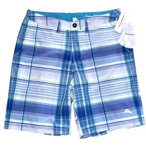 Tommy Bahama Mens 30 Cayman Mulina Madras 9-Inch Board Shorts Swim Shorts NWT